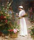 Famous Flowers Paintings - Picking Flowers